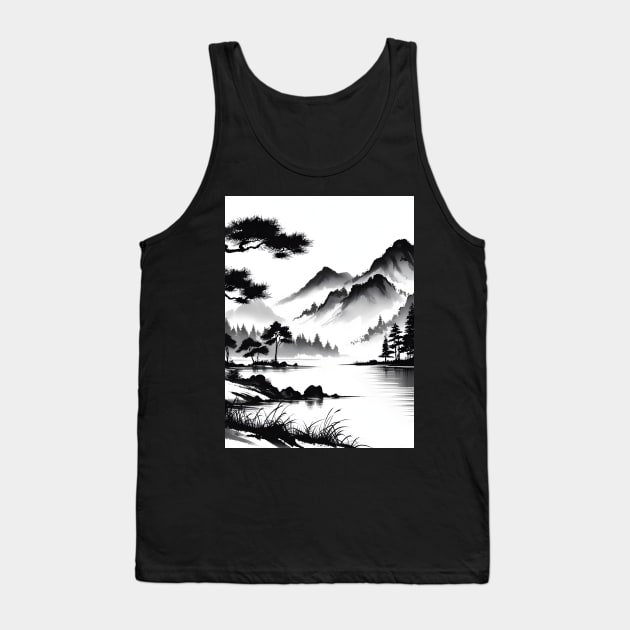 Japanese Art: Exploring Ancient Beauty and Modern Expression Tank Top by insaneLEDP